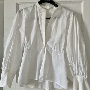 COS Balloon sleeve blouse